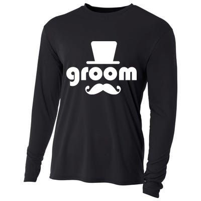 Groom Bachelor Party Cooling Performance Long Sleeve Crew