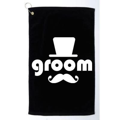 Groom Bachelor Party Platinum Collection Golf Towel