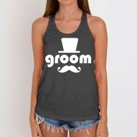 Groom Bachelor Party Women's Knotted Racerback Tank