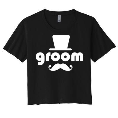 Groom Bachelor Party Women's Crop Top Tee