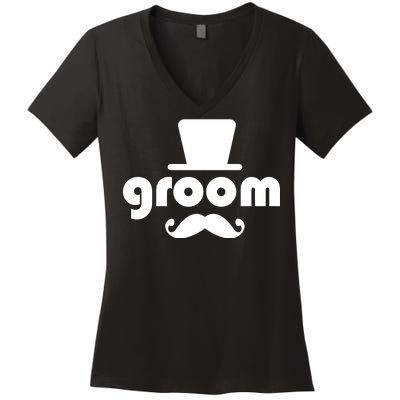 Groom Bachelor Party Women's V-Neck T-Shirt