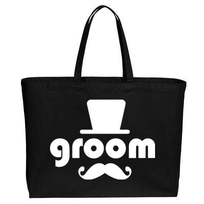 Groom Bachelor Party Cotton Canvas Jumbo Tote