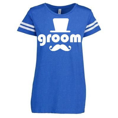 Groom Bachelor Party Enza Ladies Jersey Football T-Shirt