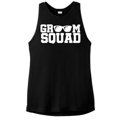 Groom Squad Ladies PosiCharge Tri-Blend Wicking Tank