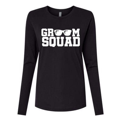 Groom Squad Womens Cotton Relaxed Long Sleeve T-Shirt