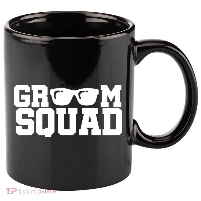 Groom Squad 11oz C Handle Ceramic Mug