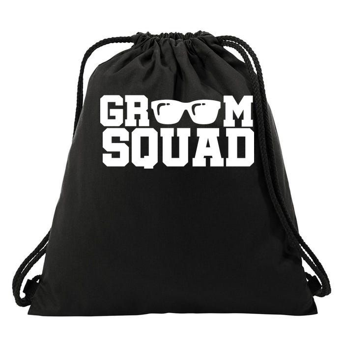 Groom Squad Drawstring Bag