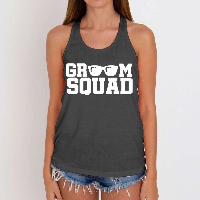 Groom Squad Women's Knotted Racerback Tank