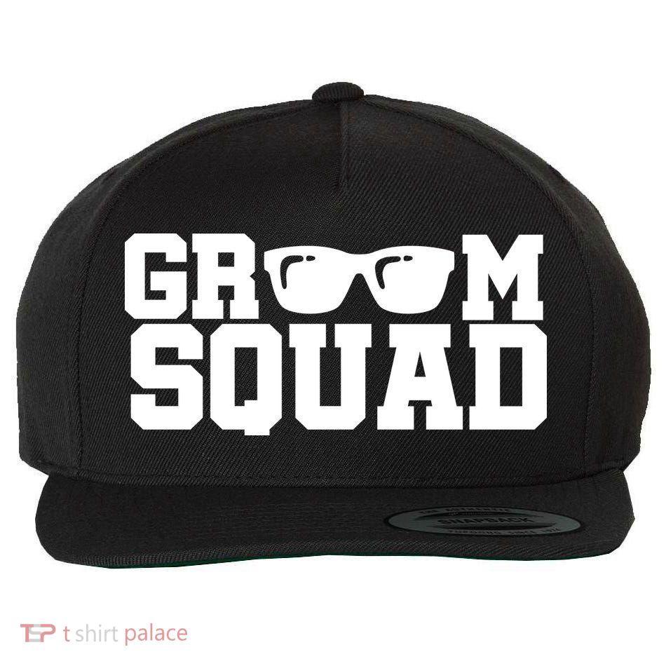 Groom Squad Wool Snapback Cap