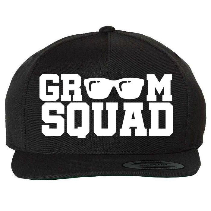 Groom Squad Wool Snapback Cap