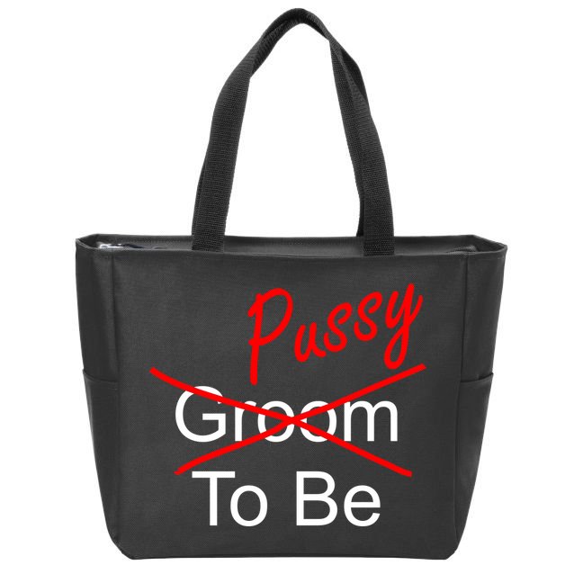 Groom To Be Pussy Zip Tote Bag