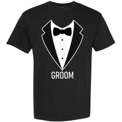 Groom Wedding Tuxedo Garment-Dyed Heavyweight T-Shirt