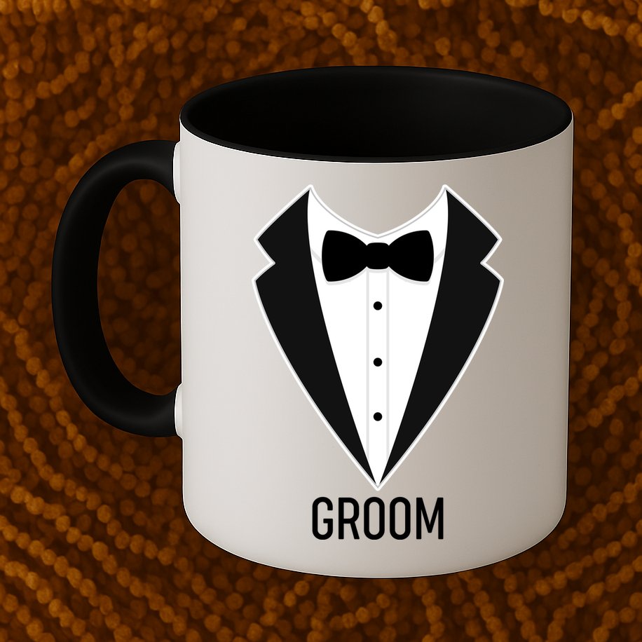 Groom Wedding Tuxedo Mug