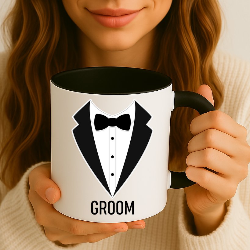 Groom Wedding Tuxedo Mug