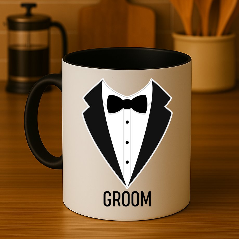 Groom Wedding Tuxedo Mug