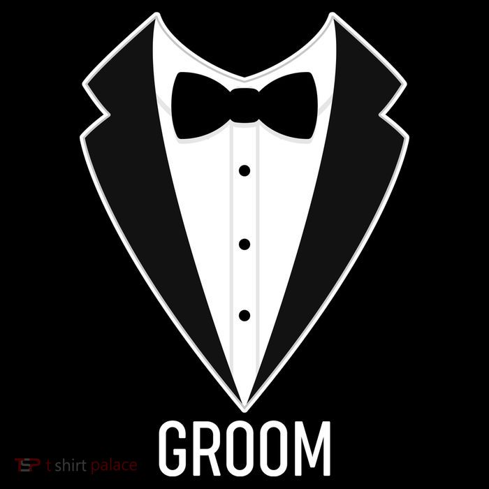 Groom Wedding Tuxedo Drawstring Bag