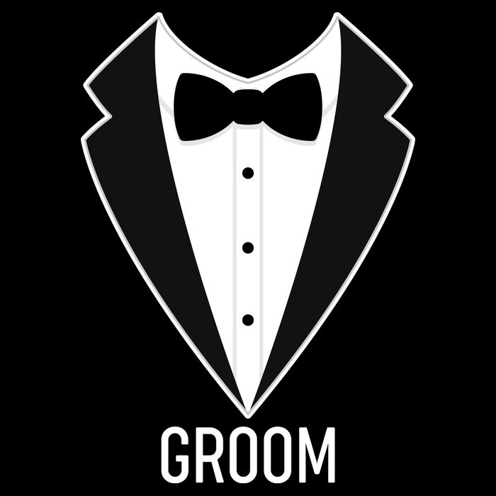 Groom Wedding Tuxedo Flatbill Hat