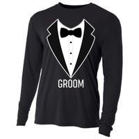 Groom Wedding Tuxedo Cooling Performance Long Sleeve Crew