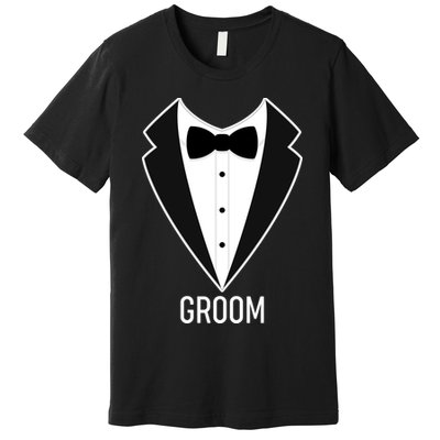 Groom Wedding Tuxedo Premium T-Shirt