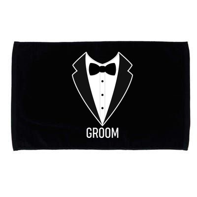 Groom Wedding Tuxedo Microfiber Hand Towel