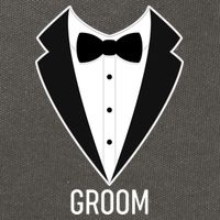 Groom Wedding Tuxedo Cotton Canvas Backpack