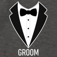 Groom Wedding Tuxedo Vector Backpack