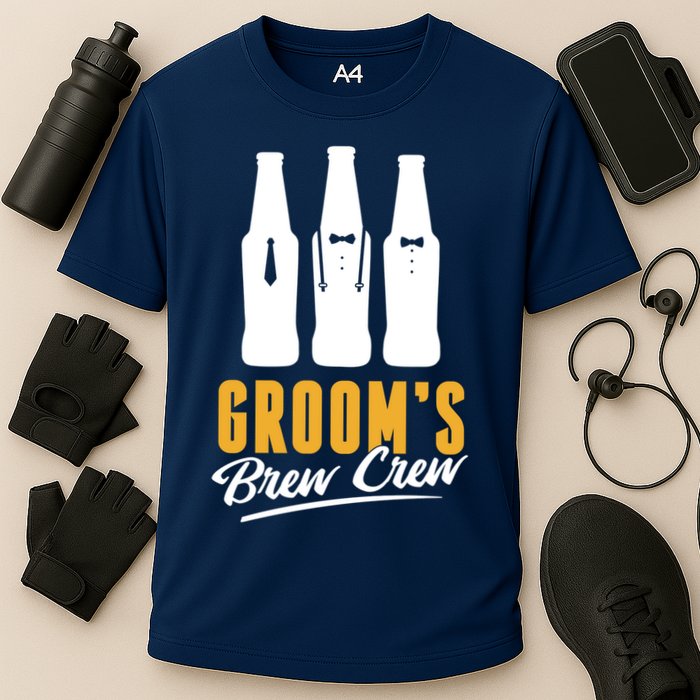 Grooms Brew Crew Cooling Performance Crew T-Shirt