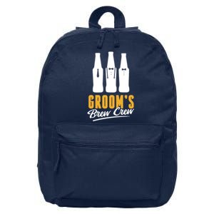 Grooms Brew Crew 16 in Basic Backpack