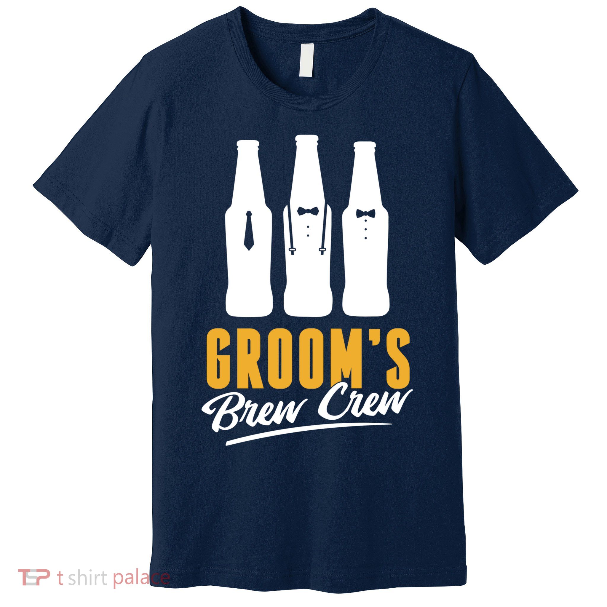 Grooms Brew Crew Premium T-Shirt