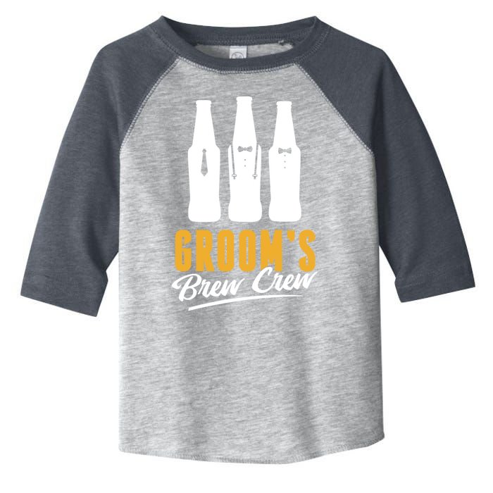 Grooms Brew Crew Toddler Fine Jersey T-Shirt