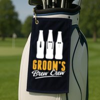 Grooms Brew Crew Golf Towel