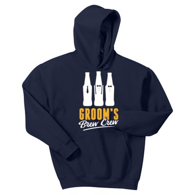 Grooms Brew Crew Kids Hoodie