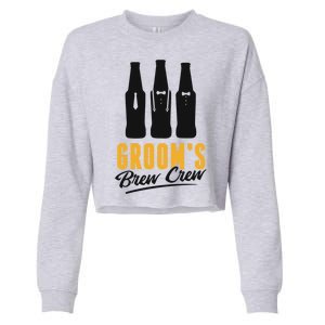 Grooms Brew Crew Cropped Pullover Crew