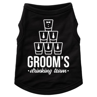 Grooms Drinking Teem Glass Doggie Tank