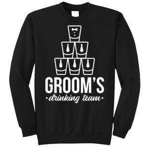 Grooms Drinking Teem Glass Sweatshirt