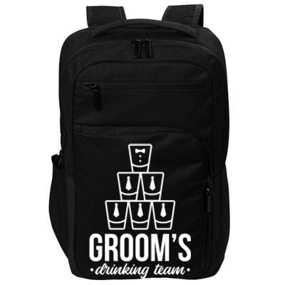 Grooms Drinking Teem Glass Impact Tech Backpack