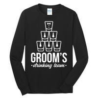 Grooms Drinking Teem Glass Tall Long Sleeve T-Shirt