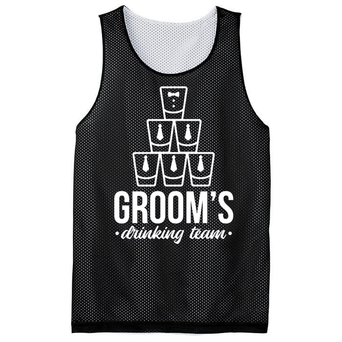 Grooms Drinking Teem Glass Mesh Reversible Basketball Jersey Tank