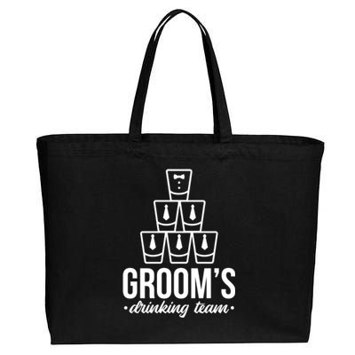 Grooms Drinking Teem Glass Cotton Canvas Jumbo Tote