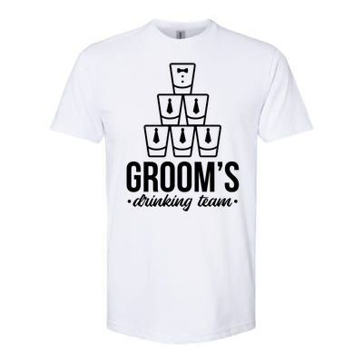 Grooms Drinking Teem Glass Softstyle® CVC T-Shirt