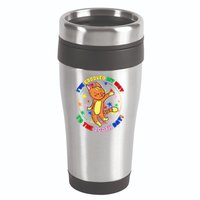 Groovy Cat 100th Day of School 16oz Travel Tumbler