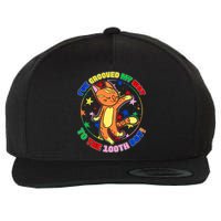 Groovy Cat 100th Day of School Wool Snapback Cap