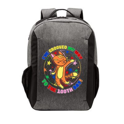 Groovy Cat 100th Day of School Vector Backpack
