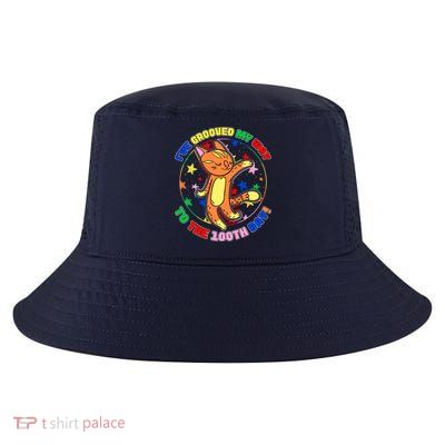 Groovy Cat 100th Day of School Cool Comfort Performance Bucket Hat