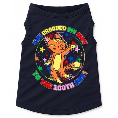 Groovy Cat 100th Day of School Doggie Tank