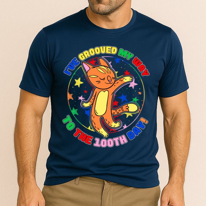 Groovy Cat 100th Day of School Performance Shirt
