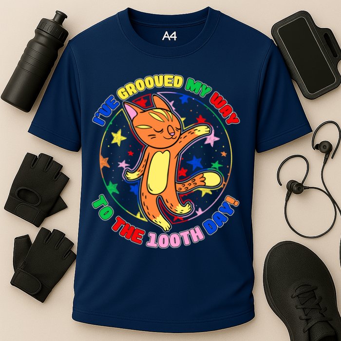 Groovy Cat 100th Day of School Performance Shirt