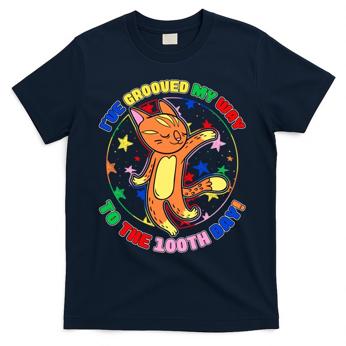 Groovy Cat 100th Day of School T-Shirt