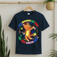 Groovy Cat 100th Day of School T-Shirt