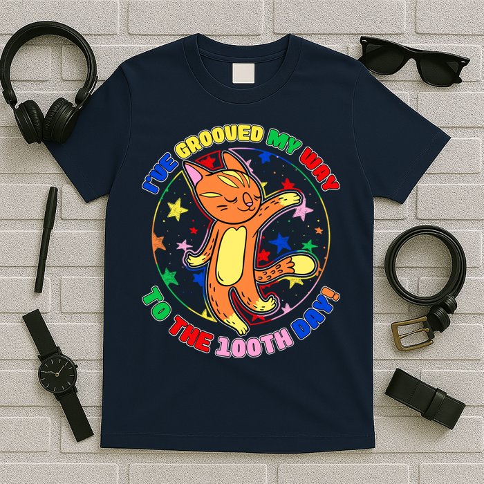 Groovy Cat 100th Day of School T-Shirt